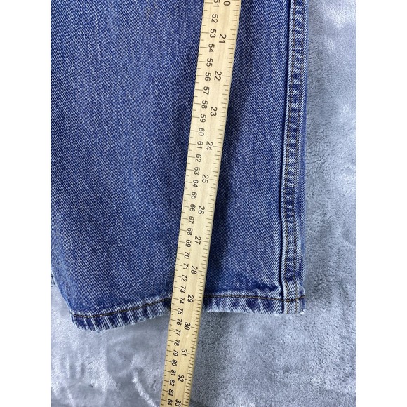 Levi's 505 Men's Jeans 38 x 30 Regular Fit Straight Leg Light Wash Stretch Pants - Picture 8 of 8